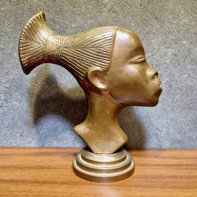 Bronze bust 1.8KG Female profile